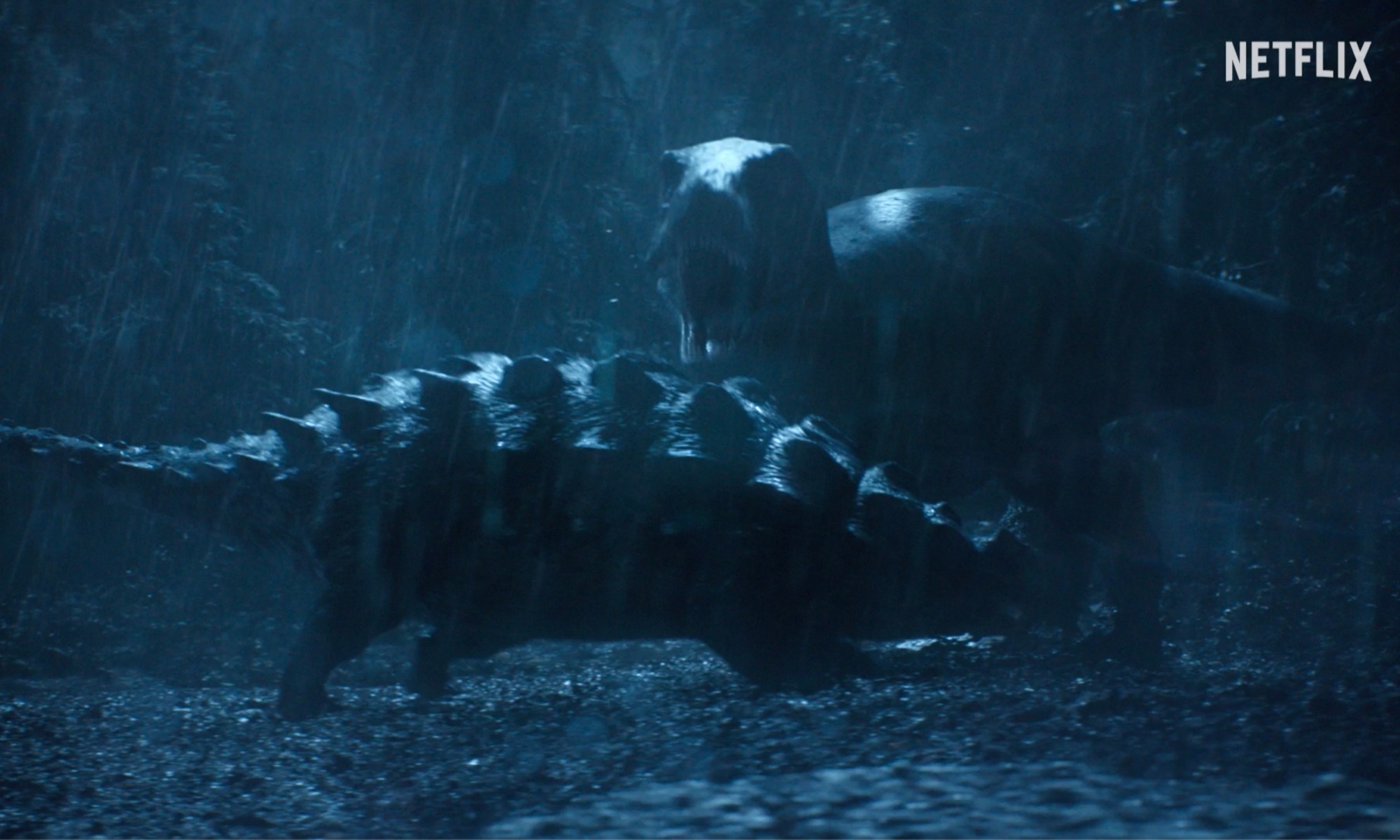 A still from the trailer for the Netflix series, 'The Dinosaurs'.